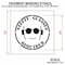 Rae Pavement Stencil, Safety Glasses Required, STL-108-12410 STL-108-12410 - alternate 2