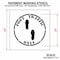 Rae Pavement Stencil, Foot Traffic Only, STL-108-12411 STL-108-12411 - alternate 2