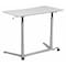 Flash Furniture Computer Desk Office Desk, 20-1/2" D X 29" to 40-3/4" H, 37-3/8" W X Plastic, Table Top: Laminate NAN-IP-6-1-GG - alternate 1