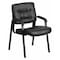 Flash Furniture Contemporary Side Reception Chair, Black Seat, Black Back, 23 1/4" W 26" L 36" H, Padded BT-1404-GG - alternate 1