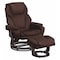 Flash Furniture Brown MIC Multi-Position Recliner and Ottoman BT-70222-MIC-FLAIR-GG - alternate 1