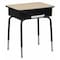 Flash Furniture Student Desk with Open Front Metal Book Box - Natural FD-DESK-GG - alternate 1