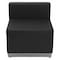 Flash Furniture Hercules Guest Chair, Black Seat, Black Back, 25 1/2" W 25 1/4" L 27" H, No Arms ZB-803-CHAIR-BK-GG - alternate 1