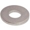 Zoro Select Flat Washer, For Screw Size #6 , Titanium Plain Finish, 5 PK WAS406#6 - alternate 2