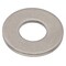 Zoro Select Flat Washer, For Screw Size #10 , Titanium Plain Finish, 5 PK WAS406#10 - alternate 1