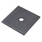 Zoro Select Square Washer, Fits Bolt Size 1/4 in , Low Carbon Steel Black Oxide Finish Z8926-BOX - alternate 1