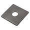 Zoro Select Square Washer, Fits Bolt Size 1/2 in , Low Carbon Steel Black Oxide Finish Z8940-BOX - alternate 1