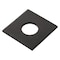 Zoro Select Square Washer, Fits Bolt Size 3/4 in , Low Carbon Steel Black Oxide Finish Z8945-BOX - alternate 1