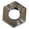 Zoro Select Hex Nut, #6-32, 316 Stainless Steel, Not Graded, Plain, 7/64 in Ht NUT93006C - alternate 2