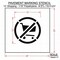 Rae Pavement Stencil, Symbol, Parking Lot Symbols, 12 in Character Height, Not Applicable Font, White STL-116-51237 - alternate 3