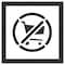 Rae Pavement Stencil, Symbol, Parking Lot Symbols, 24 in Character Height, White, 1 Pieces STL-116-52437 - alternate 1
