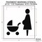 Rae Pavement Stencil, Symbol, Parking Lot Symbols, 36 in Character Height, White, 1 Pieces STL-116-53638 - alternate 2