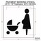 Rae Pavement Stencil, Symbol, Parking Lot Symbols, 36 in Character Height, White, 1 Pieces STL-108-53638 - alternate 2