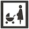 Rae Pavement Stencil, Symbol, Parking Lot Symbols, 36 in Character Height, White, 1 Pieces STL-108-53638 - alternate 1