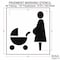 Rae Pavement Stencil, Symbol, Parking Lot Symbols, 48 in Character Height, Not Applicable Font, White STL-108-54838 - alternate 2