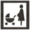 Rae Pavement Stencil, Symbol, Parking Lot Symbols, 48 in Character Height, Not Applicable Font, White STL-108-54838 - alternate 1