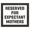 Rae Pavement Stencil, Message, Parking Lot Symbols, 49 in Character Height, Highway Gothic Font, White STL-116-51040 - alternate 1