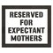 Rae Pavement Stencil, Message, Parking Lot Symbols, 49 in Character Height, Highway Gothic Font, White STL-108-51040 - alternate 1