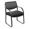 Boss Frame Chair, Black Seat, Black Back, 23 in W 24 1/2 in L 34 1/2 in H, Fixed B9521-BK - alternate 1