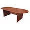 Boss Race Track Conference Table Conference Table, 43" D X 29-1/2" H, 95" W X Wood, Mahogany N136-M - alternate 1