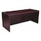 Boss 71" W Office Desk, Mahogany N101-M - alternate 1