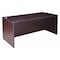 Boss 66" W Office Desk, Mocha N102-MOC - alternate 1