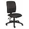 Boss Fabric Task Chair, 21 1/2-, Armless, Black B3035-BK - alternate 1