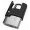Best Padlock, Coreless, Partially Hidden Shackle, Rectangular Steel Body, Stainless Steel Shackle 21B721LSH - alternate 1