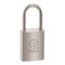 Best Padlock, Coreless, Long Shackle, Rectangular Steel Body, Stainless Steel Shackle, 7/8 in W 21B722LXSPL - alternate 1