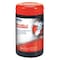 Wypall Power Clean ProScrub Heavy Duty Wet Towels, Dual Action Cleaning, 9.5" x 12", Canister, 8 PK 58310 - alternate 1