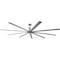 Maxx Air Industrial Ceiling Fan, 8 ft Blade Dia, 9 Blades, 6 Speeds, 120 V, Brushed Nickel, 96 in. W ICF96UPS - alternate 1