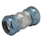 Raco EMT Coupling, 3/4 in, Compression, Steel, Plain, Blue; Gray 2923RT - alternate 1