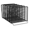 Rolodex File Sorter, Black, Metal Mesh, 8.25" W, 7.88" H, 14.38" D, 5 Number of Compartments 22141 - alternate 1