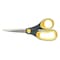 Westcott Non-Stick Titanium Bonded Scissors, 8" Long, 3.25" Cut Length, Straight Gray/Yellow Handle 14849 - alternate 1