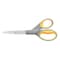 Westcott Titanium Bonded Scissors, 8" Long, 3.5" Cut Length, Straight Gray/Yellow Handle 13529 - alternate 1