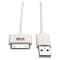 Tripp Lite Charge Cable, Apple 30-Pin Dock, White, 3ft M110-003-WH - alternate 1