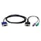 Tripp Lite PS/2 Cable Kit for KVM B004-008, 15ft P750-015 - alternate 1