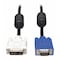Tripp Lite DVI to VGA Cable, RGB, DVI-A, HD15 M/M, 3ft P556-003 - alternate 1