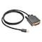 Tripp Lite Mini DPort Cable, DVI, Adapter, M/M, 3ft P586-003-DVI-V2 - alternate 1