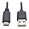 Tripp Lite USB 2.0 Cable, Hi-Speed, Type A-C, M/M, 6ft U038-006 - alternate 1