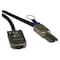 Tripp Lite External SAS Cable, Mini-SAS, SFF-8470, 1m S520-01M - alternate 1