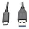 Tripp Lite USB 3.1 Gen 1 Cable, Type C/A, M/M, 3ft U428-003 - alternate 1