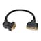 Tripp Lite DVI Dual Cable, Left Plug, DVI-D M/M, 1ft P562-001-45L - alternate 1