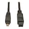 Tripp Lite Firewire Cable, IEEE, 9pin/4pin, M/M, 6ft F019-006 - alternate 1