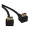Tripp Lite HDMI Cable, Hi Speed, 2 RA, M/M, M/M, 6ft P568-006-RA2 - alternate 1