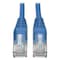 Tripp Lite Cat5e Cable, Snagless, Molded, Blue, 10ft N001-010-BL - alternate 1