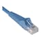 Tripp Lite Cat6 Cable, Snagless, Molded, RJ45, Blue, 4ft N201-004-BL - alternate 1