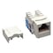 Tripp Lite Keystone Jack, Cat6/Cat5e, 110 Style, White N238-001-WH - alternate 1
