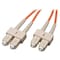 Tripp Lite Fiber Optic Cable, Dplx, MMF, 50, SC/SC, 164m N506-50M - alternate 1