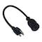 Tripp Lite Power Cord, HD, 5-15P-L5-15R, 15A, 14AWG, 1ft P023-001 - alternate 1
